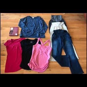 Bundle of Size Petite Small Maternity Clothes